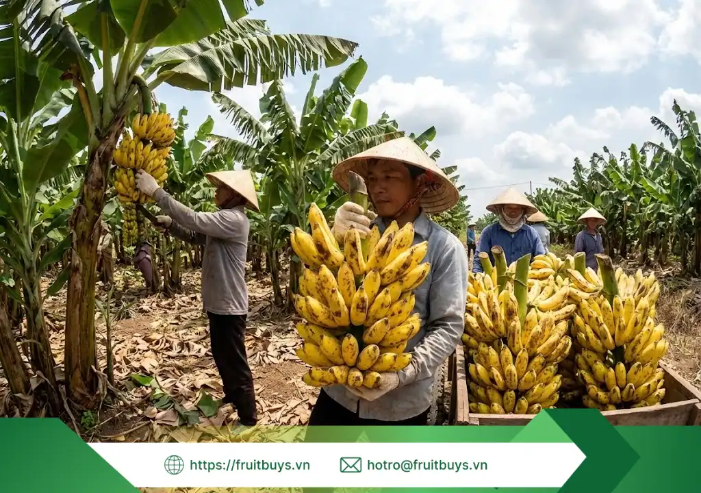 Hành Trình Của Bột Chuối: Từ Đất Đỏ Bazan Đến "Siêu Thực Phẩm" Toàn Cầu nguồn gốc bột chuối sấy thăng hoa 260112 (3) fruitbuys vietnam