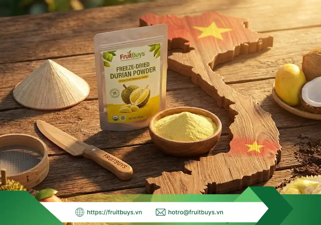 nguồn gốc bột sầu riêng sấy thăng hoa 260111 (5) fruitbuys vietnam