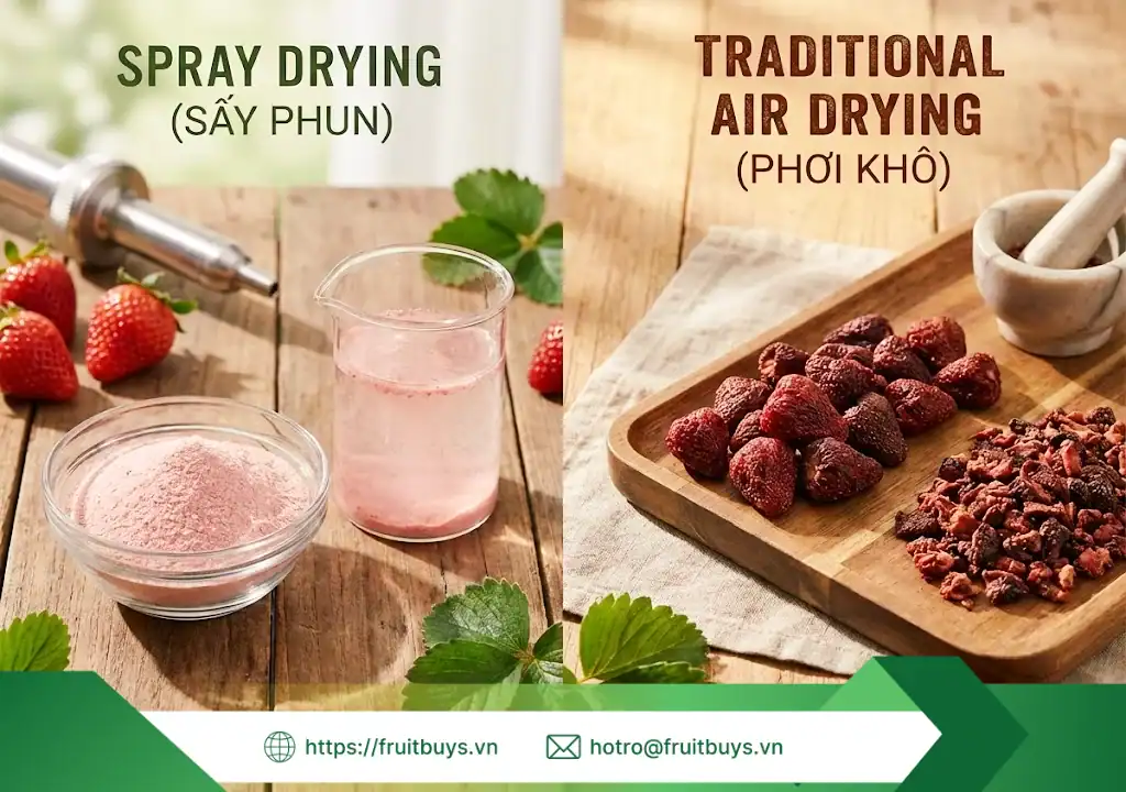 quy trình sản xuất bột dâu tây sấy phun 251229 (3) fruitbuys vietnam