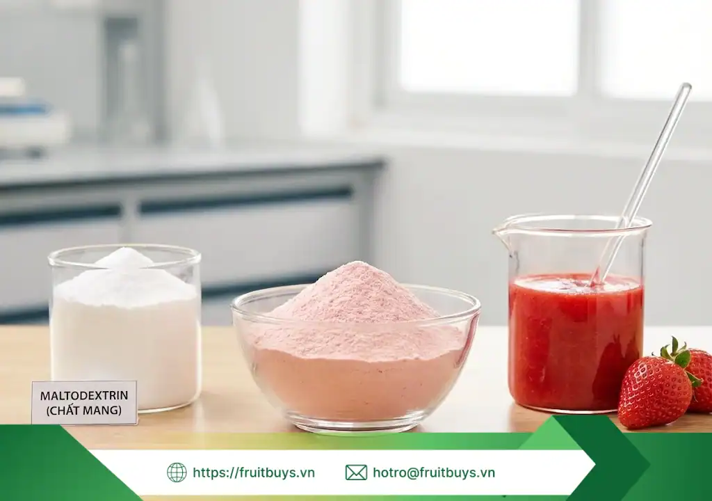 quy trình sản xuất bột dâu tây sấy phun 251229 (5) fruitbuys vietnam